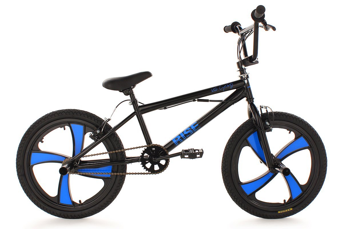 BMX Bike Freestyle 20" Rise Black KS Cycling