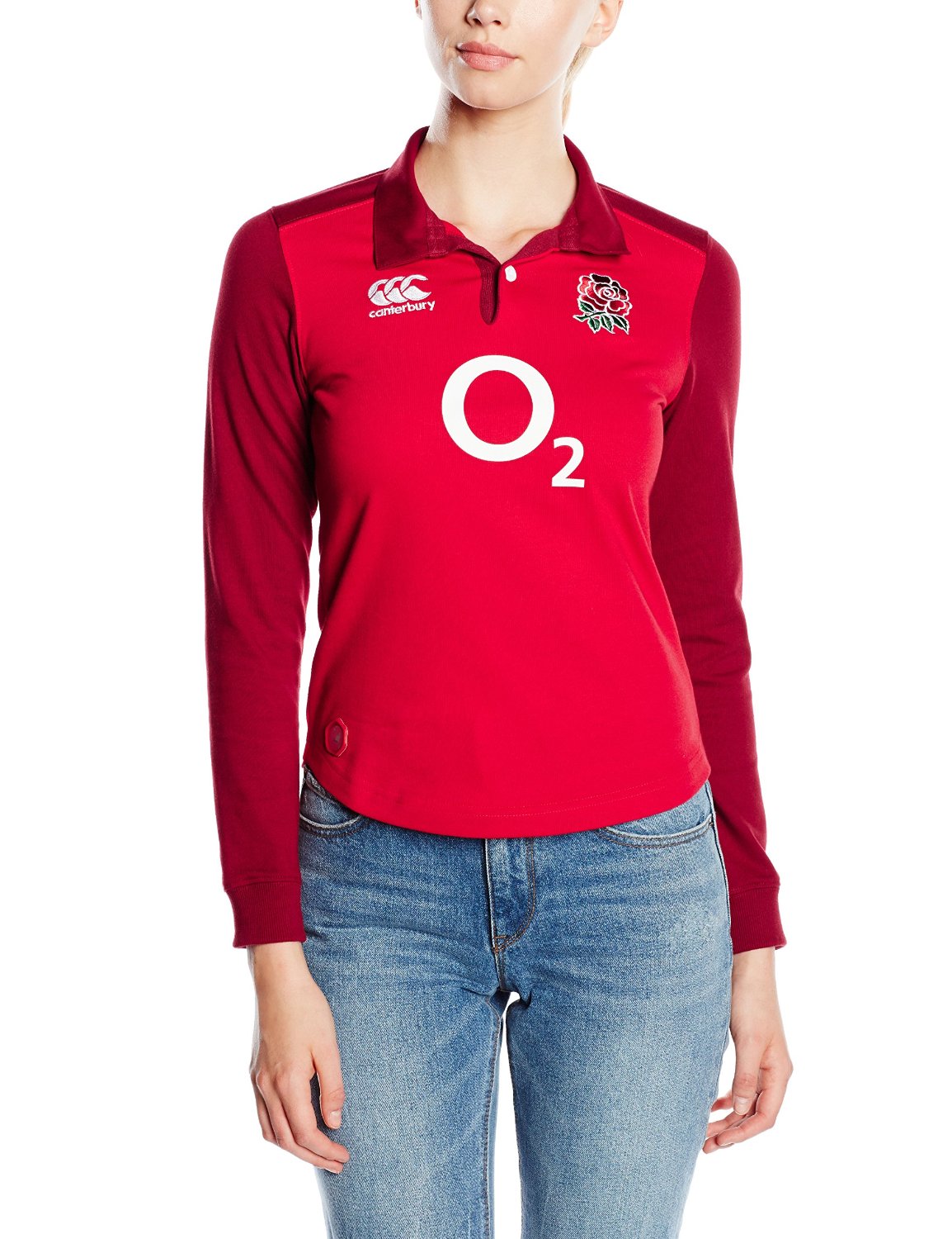 Canterbury Women's England Alternate Classic Long Sleeve Rugby Jersey